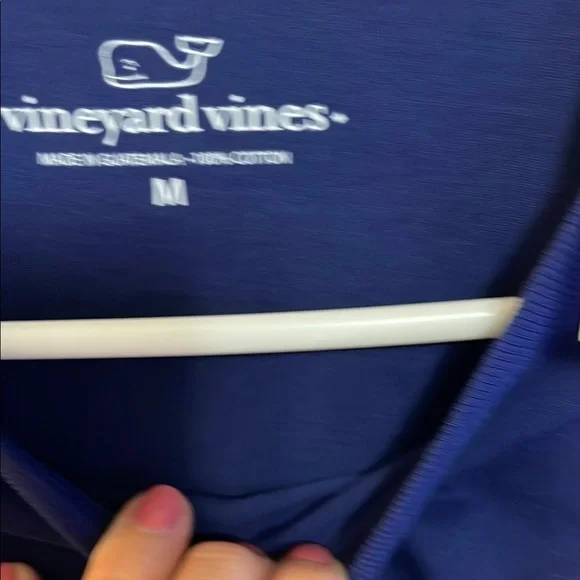 Vineyard Vines Blue Peaks Plaid Whale Long Sleeve Shirt - Picture 5 of 7